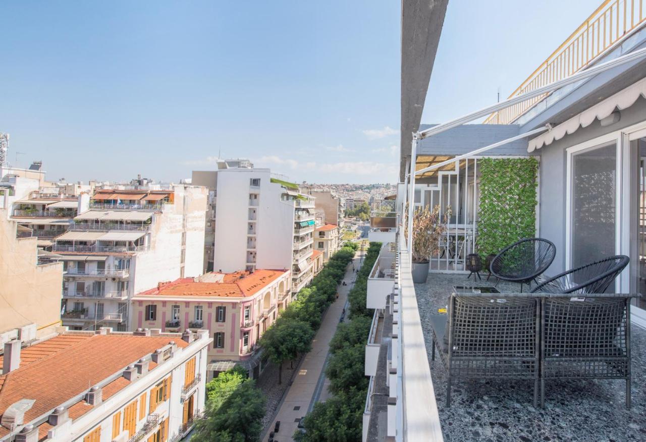 Ferienwohnung Daphne By Halu! : Downtown Family Penthouse Thessaloniki Exterior foto